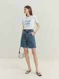 Letter Embroidered TShirt - SunsetFashionLA