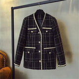 Lorelei Plaid Jacket - SunsetFashionLA