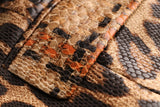 Snake Pattern Leather Blazer - SunsetFashionLA