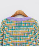 Tesse Vintage Knitted Cardigan - SunsetFashionLA