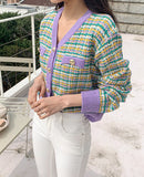 Tesse Vintage Knitted Cardigan - SunsetFashionLA