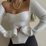 Valencia Knitted Long Sleeve Top