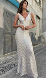 Yesenia Sequin Mermaid Gown Dress - SunsetFashionLA