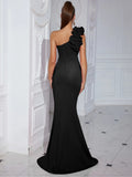 Royce One Shoulder Gown Dress