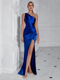 Devina One Shoulder Gown Dress