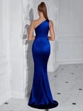 Devina One Shoulder Gown Dress