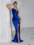 Devina One Shoulder Gown Dress