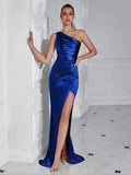 Devina One Shoulder Gown Dress