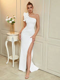 Royce One Shoulder Gown Dress