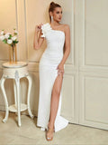 Royce One Shoulder Gown Dress