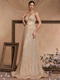Lamary Sequin Gown Dress