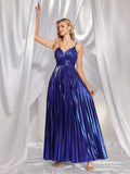 Lamary Pleated Gown Dress