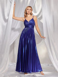 Lamary Pleated Gown Dress