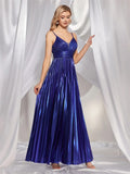 Lamary Pleated Gown Dress