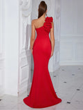 Royce One Shoulder Gown Dress