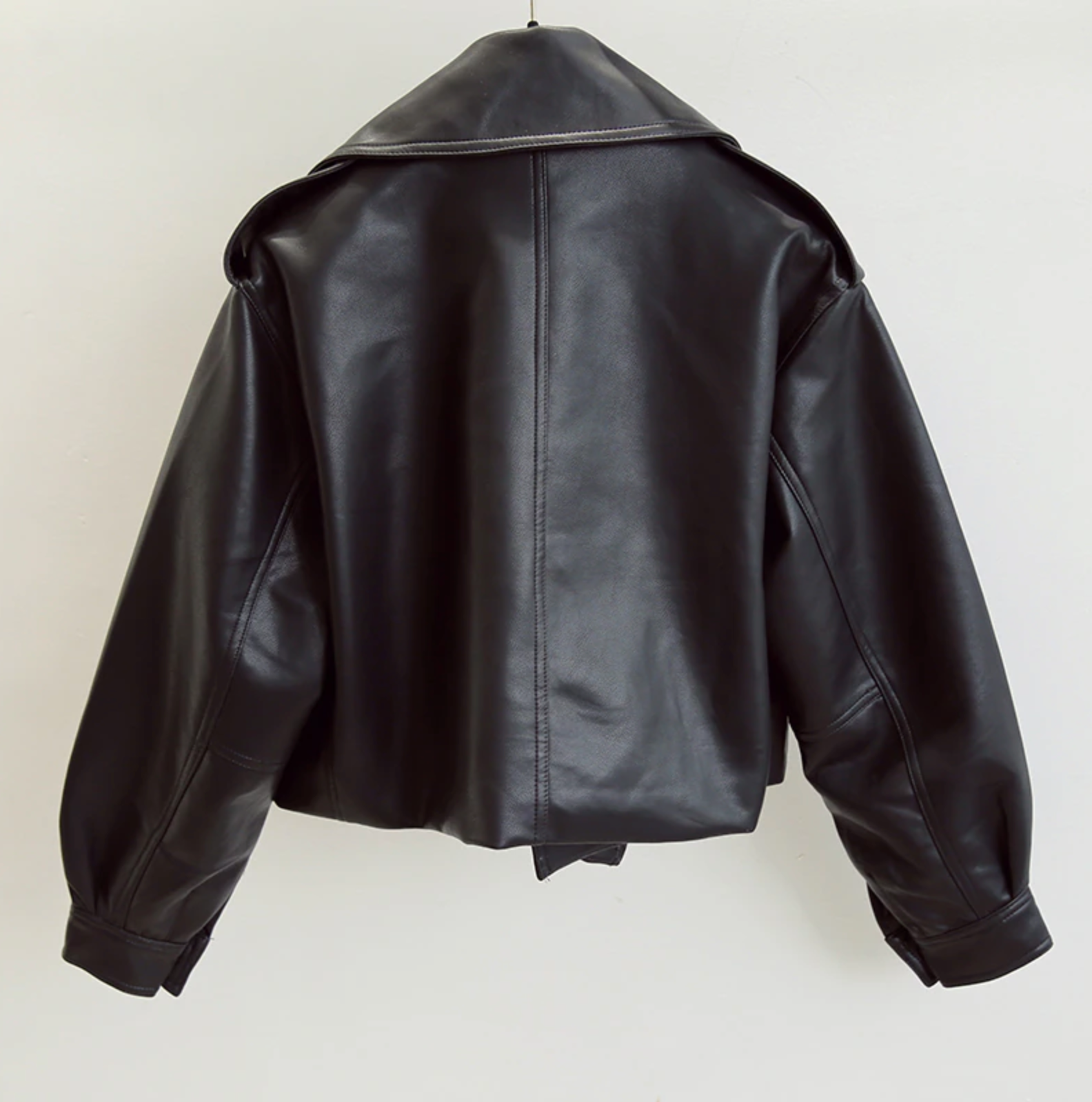 Around Town Leather Jacket - SunsetFashionLA