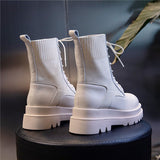 It Girl Platform Laceup Boots - SunsetFashionLA